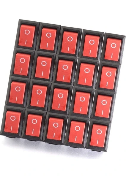 20 Adet, Devre Anahtarı, Güç Anahtarı, Aç Kapa Anahtar, Deney Seti, Tek Konum, On Of Switch